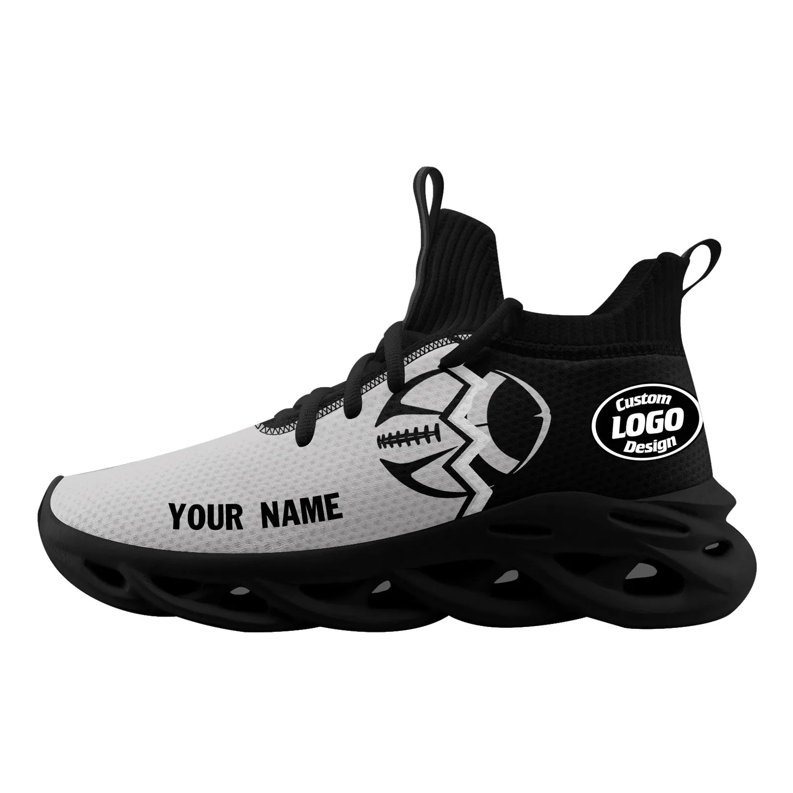 Custom Grey Black Las Vegas MaxSoul Shoes and Hat Combo Offer Personalized Combo ZH-D028017-26