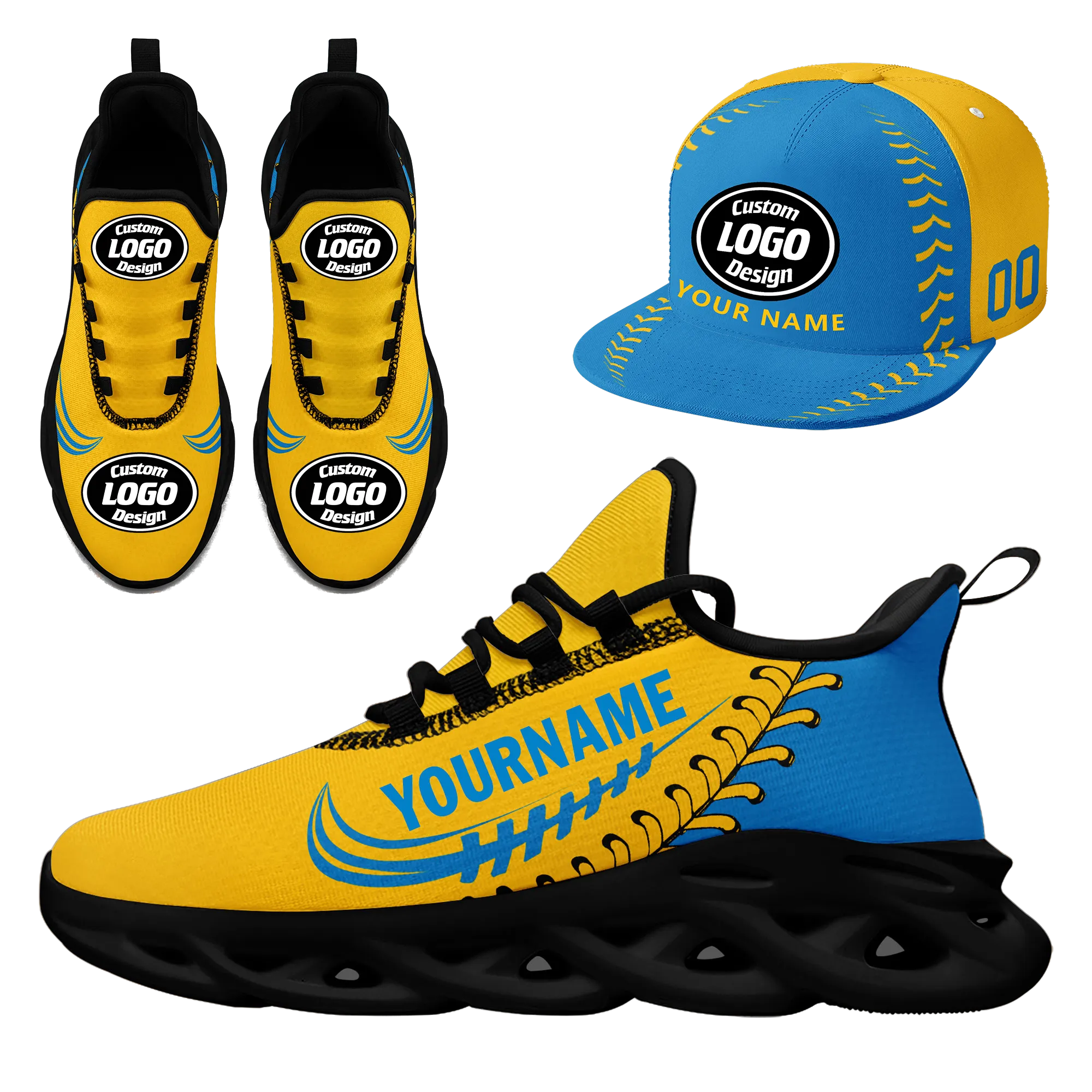 Custom MaxSoul Shoes and Hat Combo Personalized JH-bd0b00ea-9