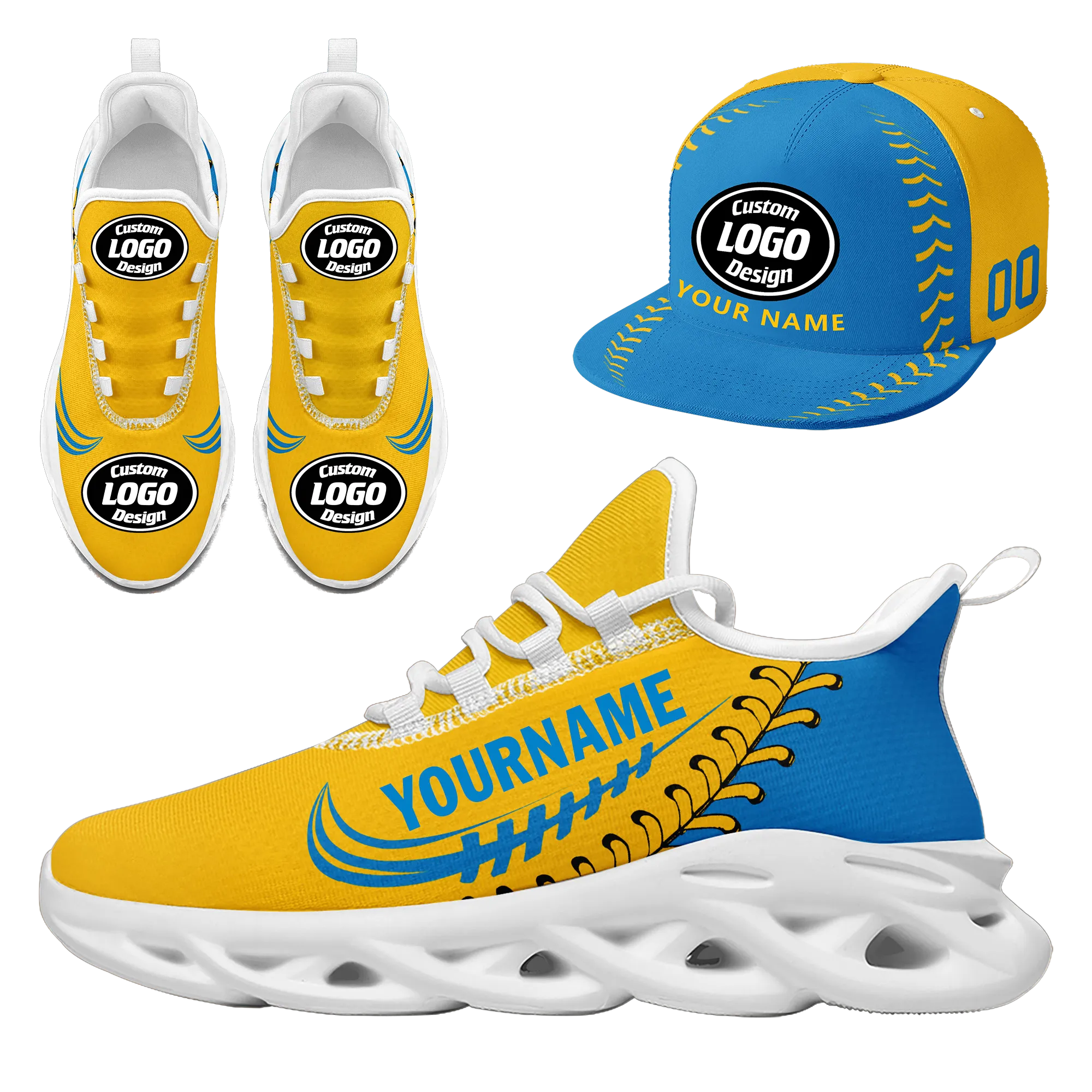 Custom MaxSoul Shoes and Hat Combo Personalized JH-bd0b00ea-9