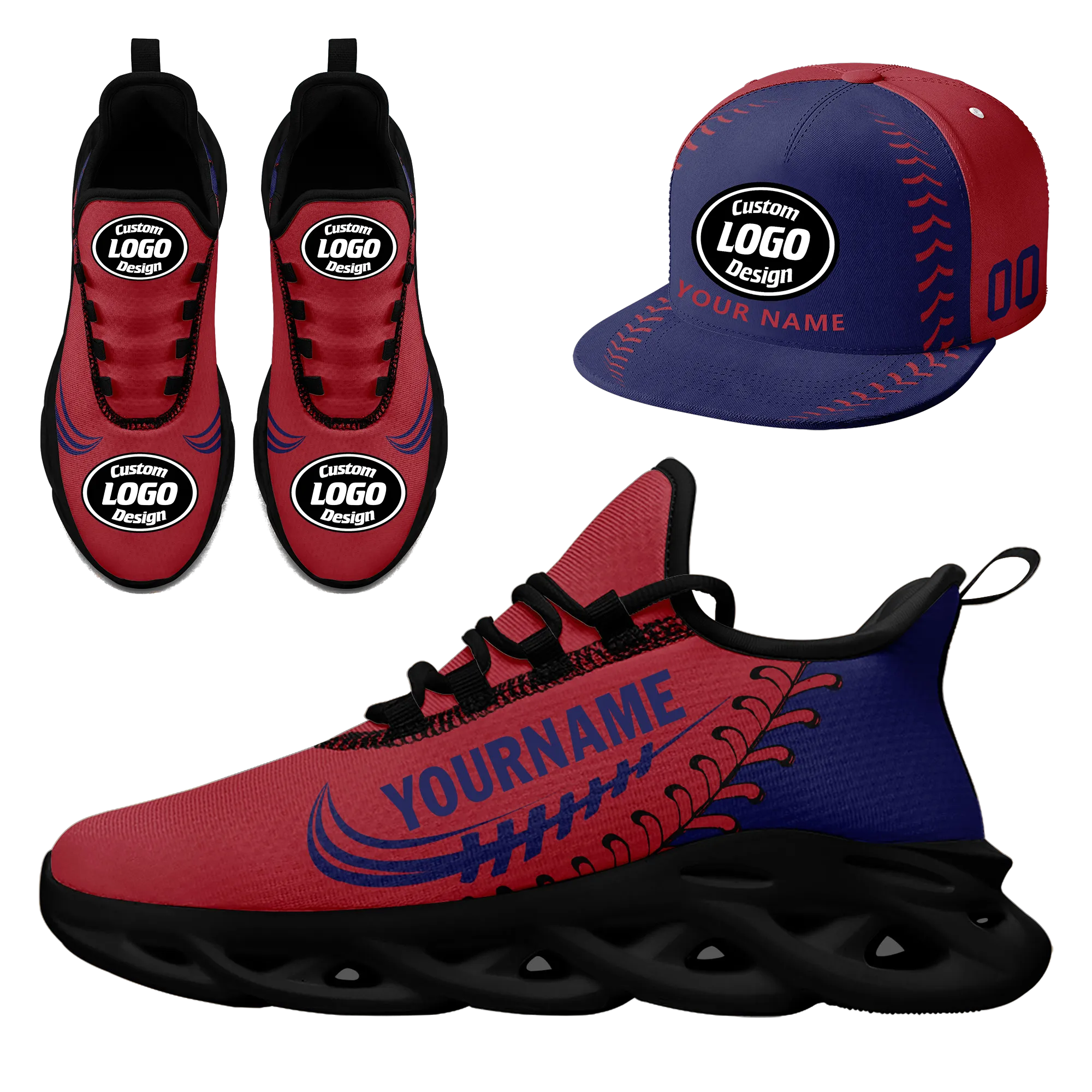 Custom MaxSoul Shoes and Hat Combo Personalized JH-bd0b00ea-ba