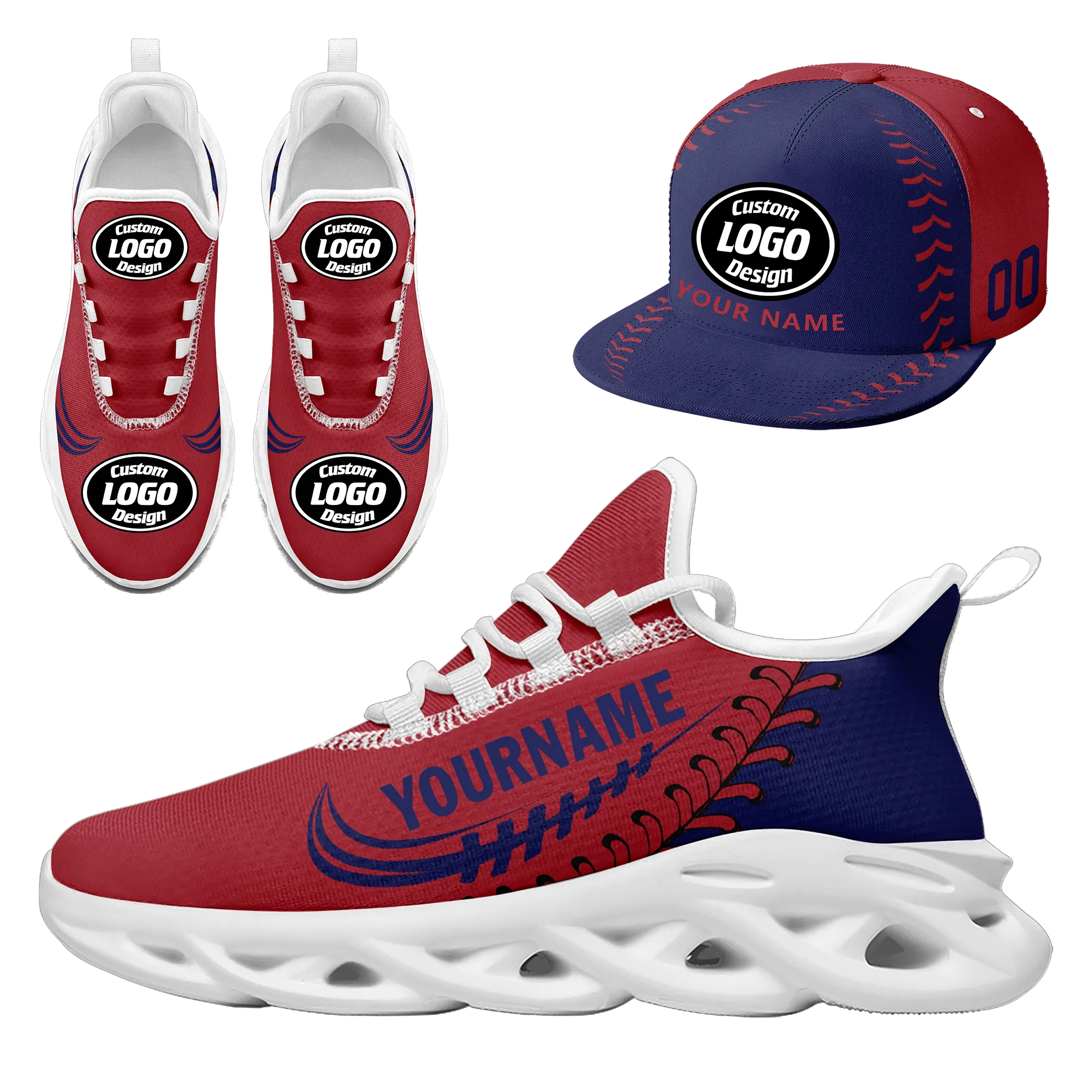 Custom MaxSoul Shoes and Hat Combo Personalized JH-bd0b00ea-ba