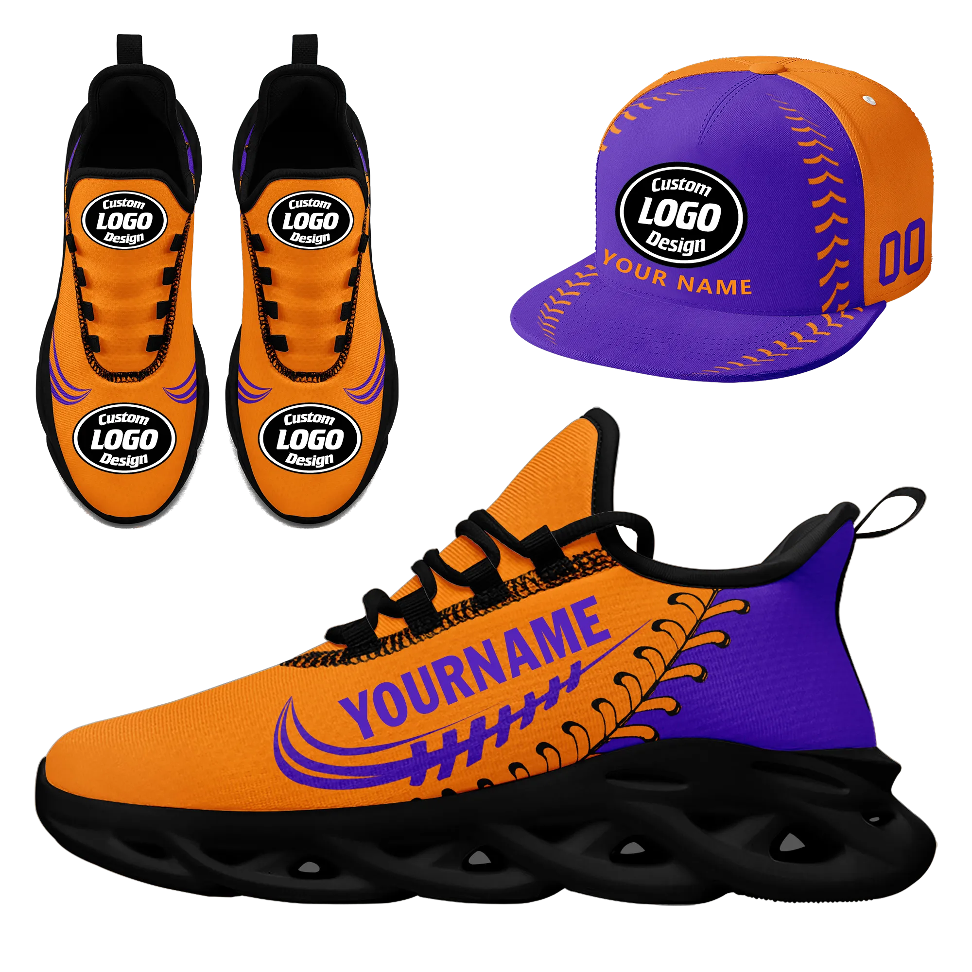 Custom MaxSoul Shoes and Hat Combo Personalized JH-bd0b00ea-cb