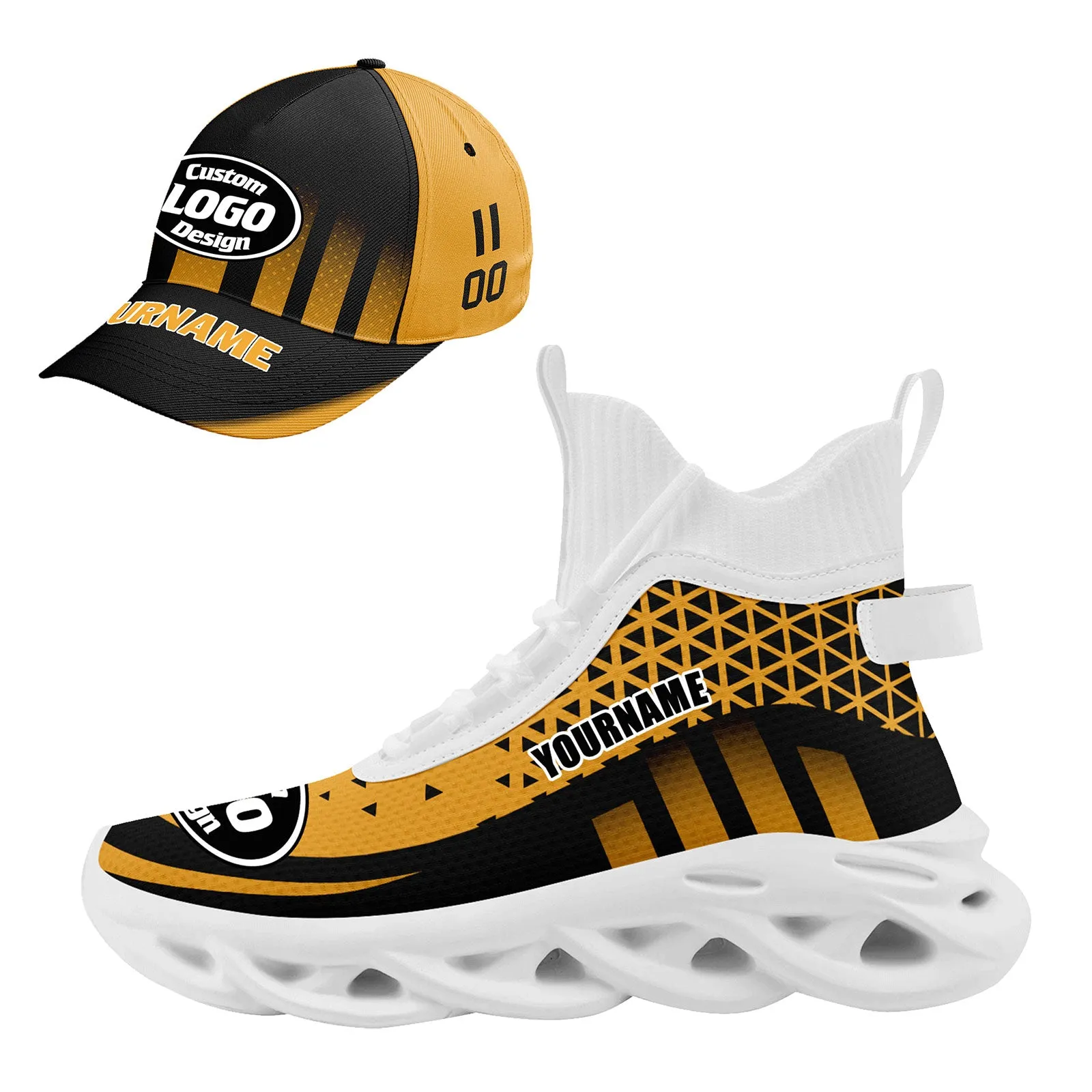 Custom Maxsoul Shoes and Hat Personalized Sneaker Combo ZH-D023029-7