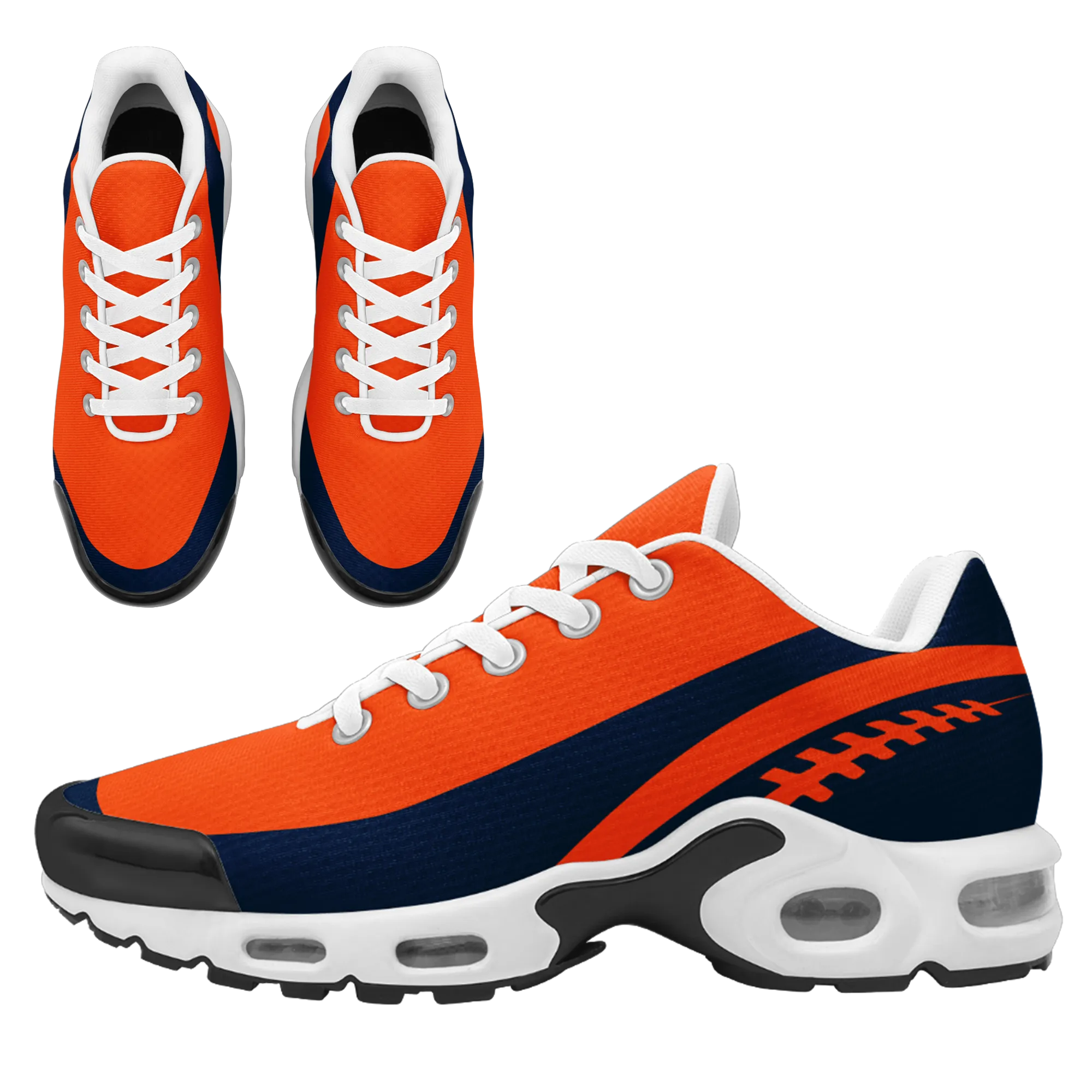 Custom Orange Blue TN Shoes Personalized Sneakers TN-D020077-10