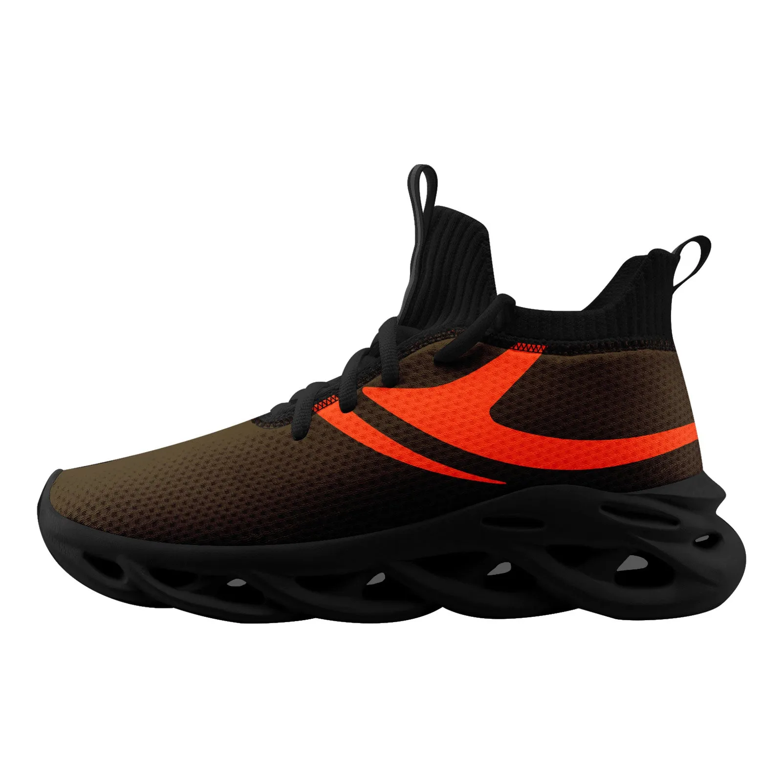 Custom Orange Cleveland Maxsoul Shoes Personalized Sneaker FN030-D025004-11