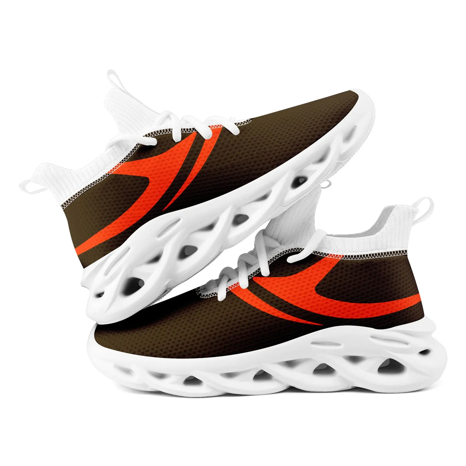 Custom Orange Cleveland Maxsoul Shoes Personalized Sneaker FN030-D025004-11