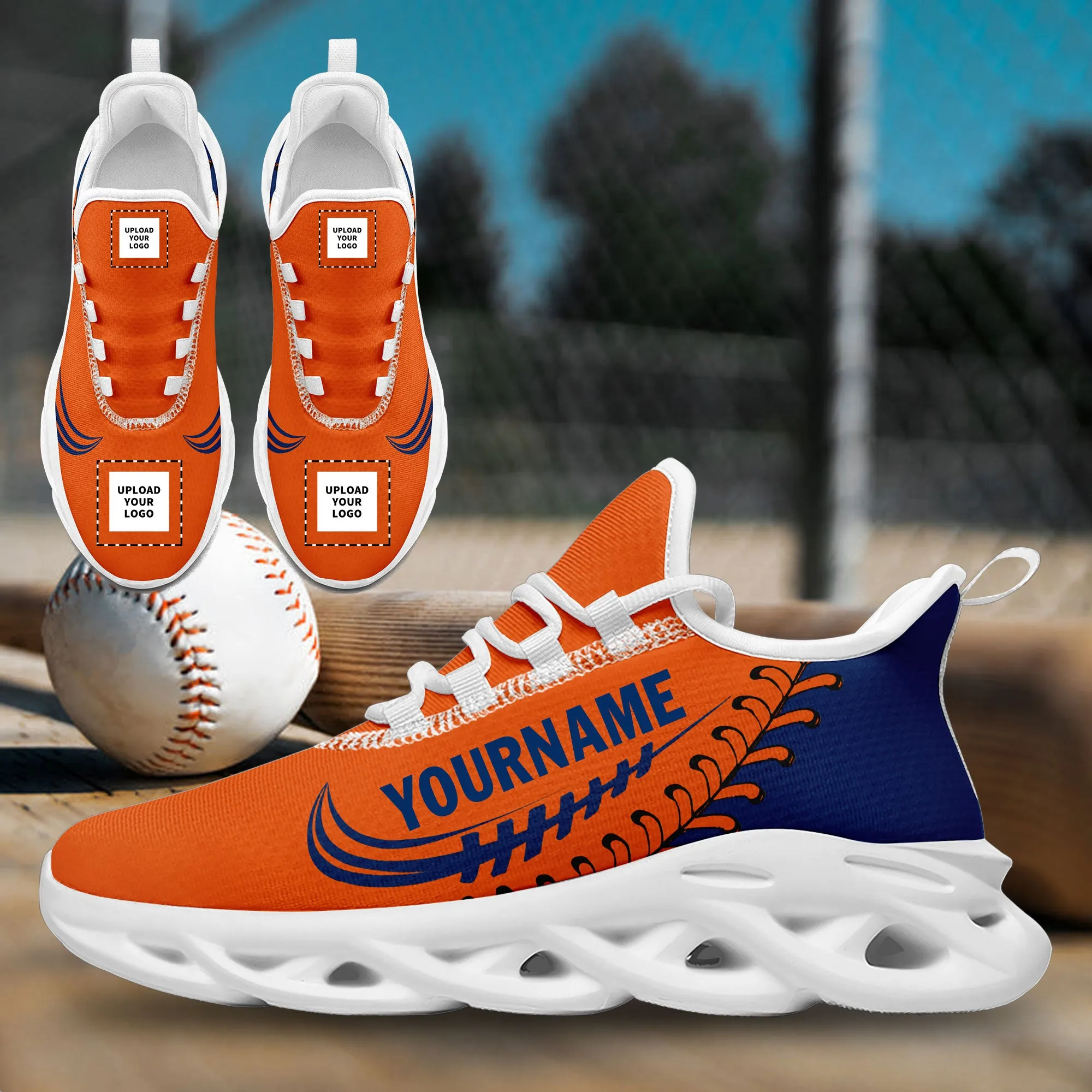 Custom Orange Jersey MaxSoul Shoes and Hat Combo Offer Personalized ZH-bd0b00e0-a