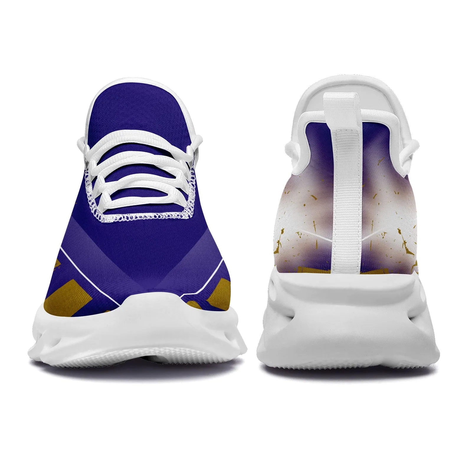 Custom Purple Yellow Baltimore Maxsoul Shoes Personalized Sneaker FN003-D020260-2