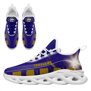 Custom Purple Yellow Baltimore Maxsoul Shoes Personalized Sneaker FN003-D020260-2