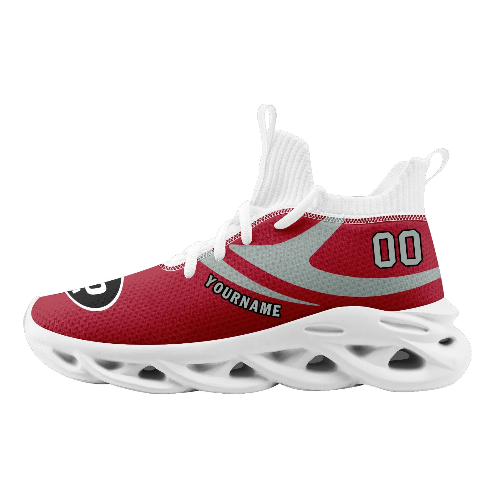 Custom Red Atlanta Maxsoul Shoes Personalized Sneaker FN030-D025004-2