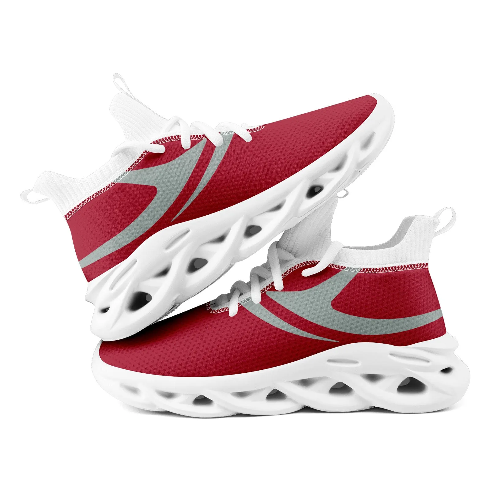 Custom Red Atlanta Maxsoul Shoes Personalized Sneaker FN030-D025004-2