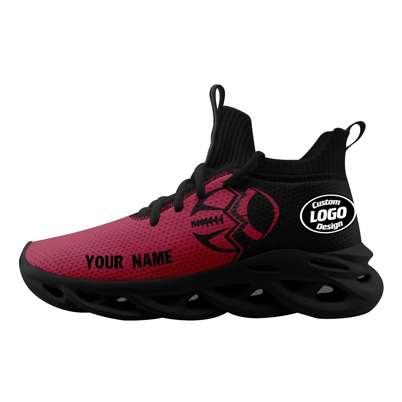 Custom Red Black Arizona MaxSoul Shoes and Hat Combo Offer Personalized Combo ZH-D028017-1