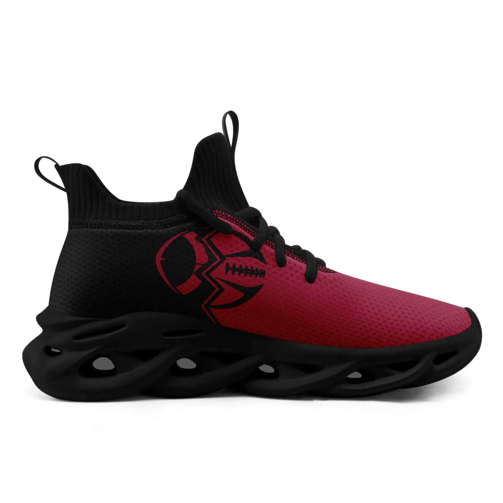 Custom Red Black Arizona MaxSoul Shoes and Hat Combo Offer Personalized Combo ZH-D028017-1