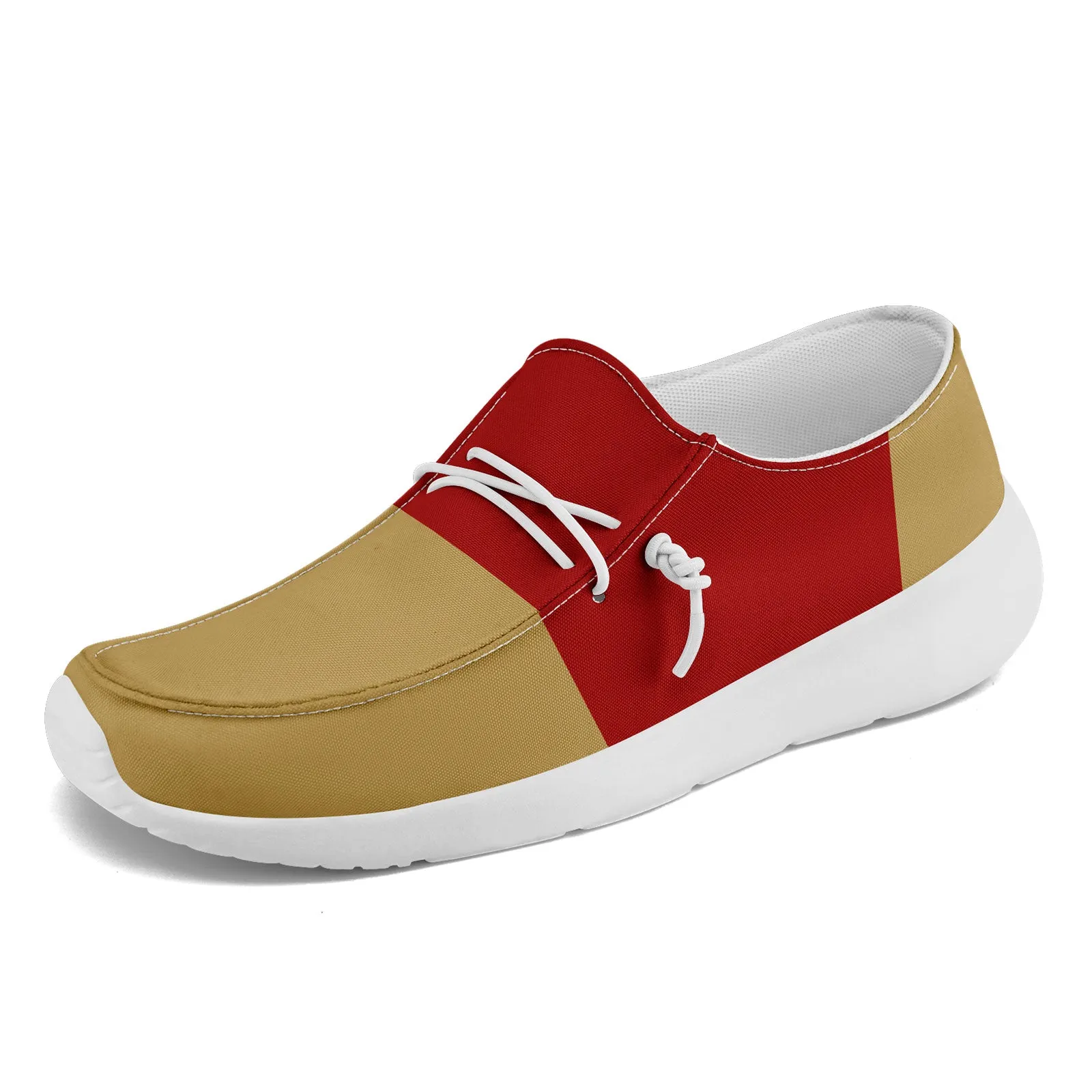 Custom San Francisco Yellow Red Shoes Personalized Sneaker FN018-D020278-25