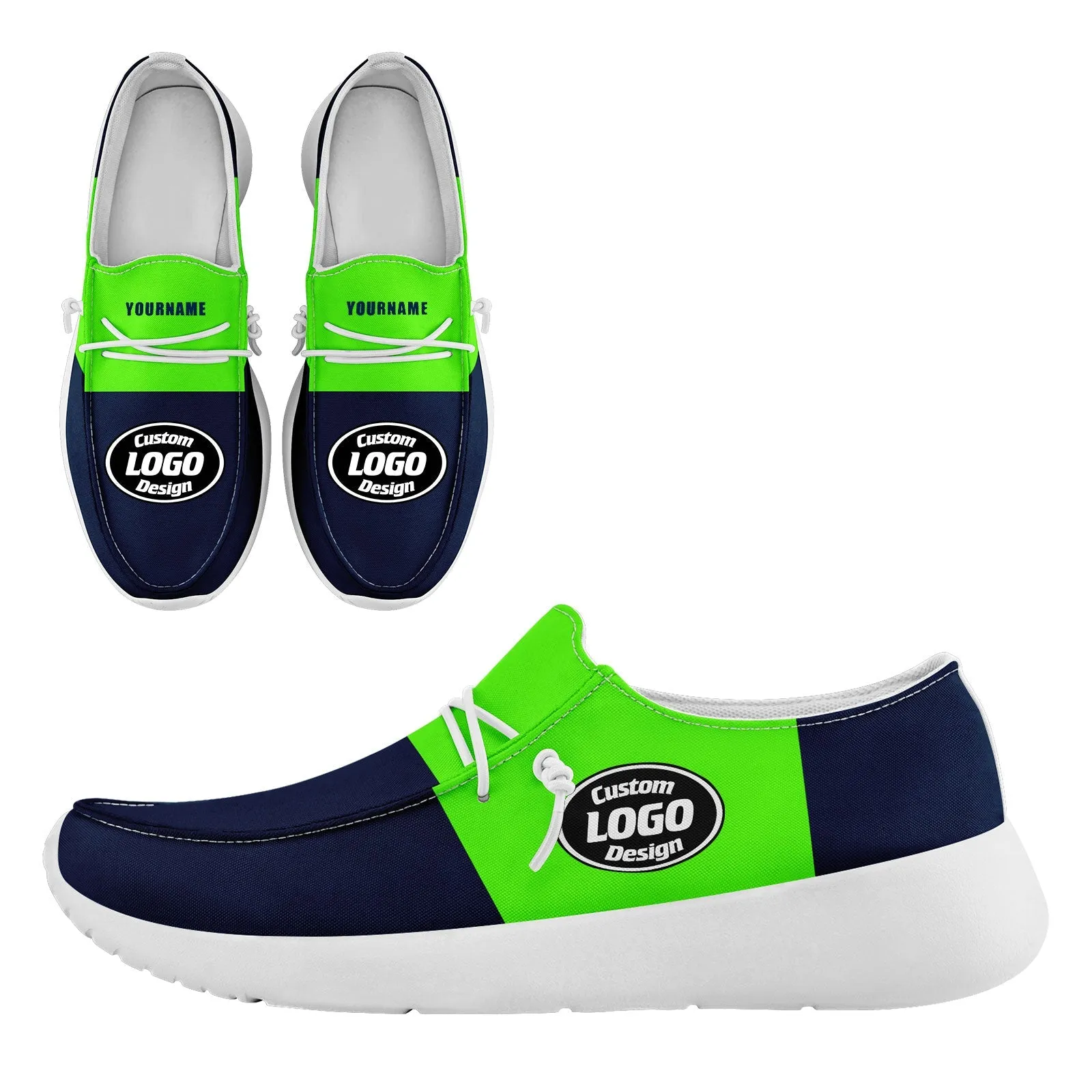 Custom Seattle Blue Green Shoes Personalized Sneaker FN018-D020278-27 Custom Online