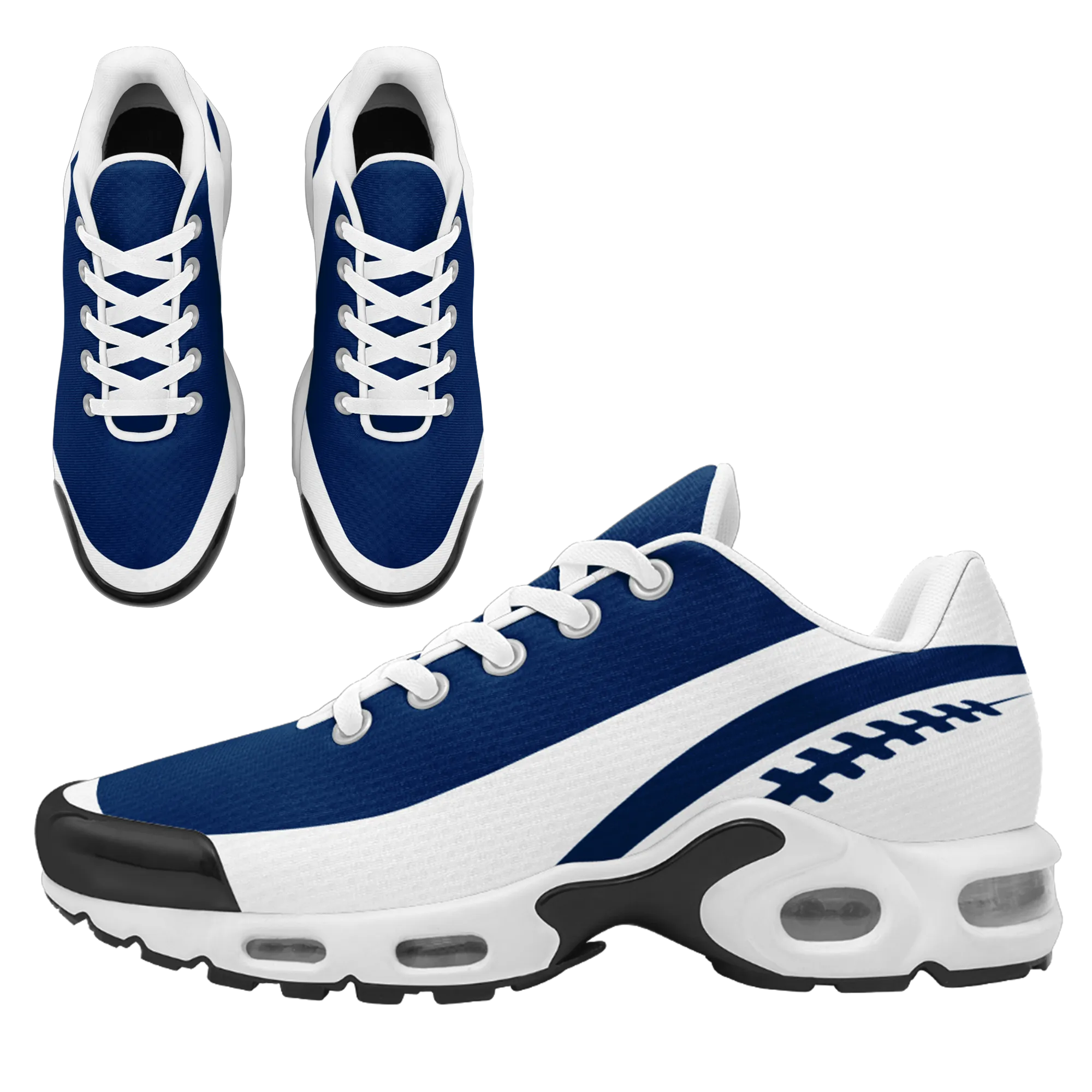 Custom White Blue Jersey and TN Shoes Combo Offer Personalized ZH-D0200101-14