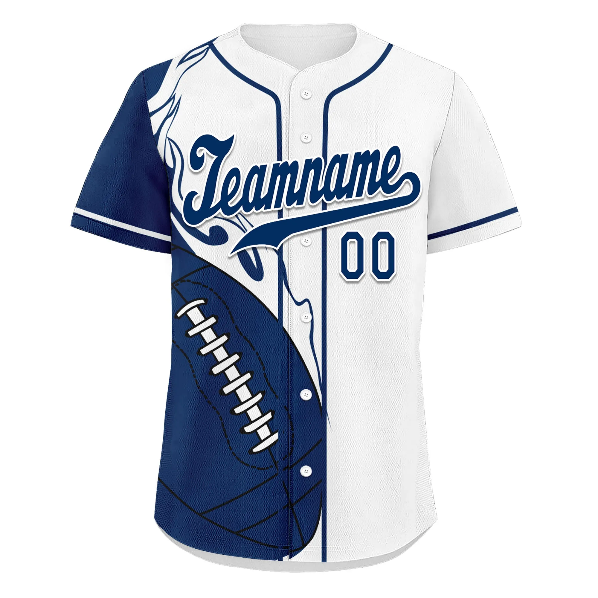 Custom White Blue Jersey and TN Shoes Combo Offer Personalized ZH-D0200101-14