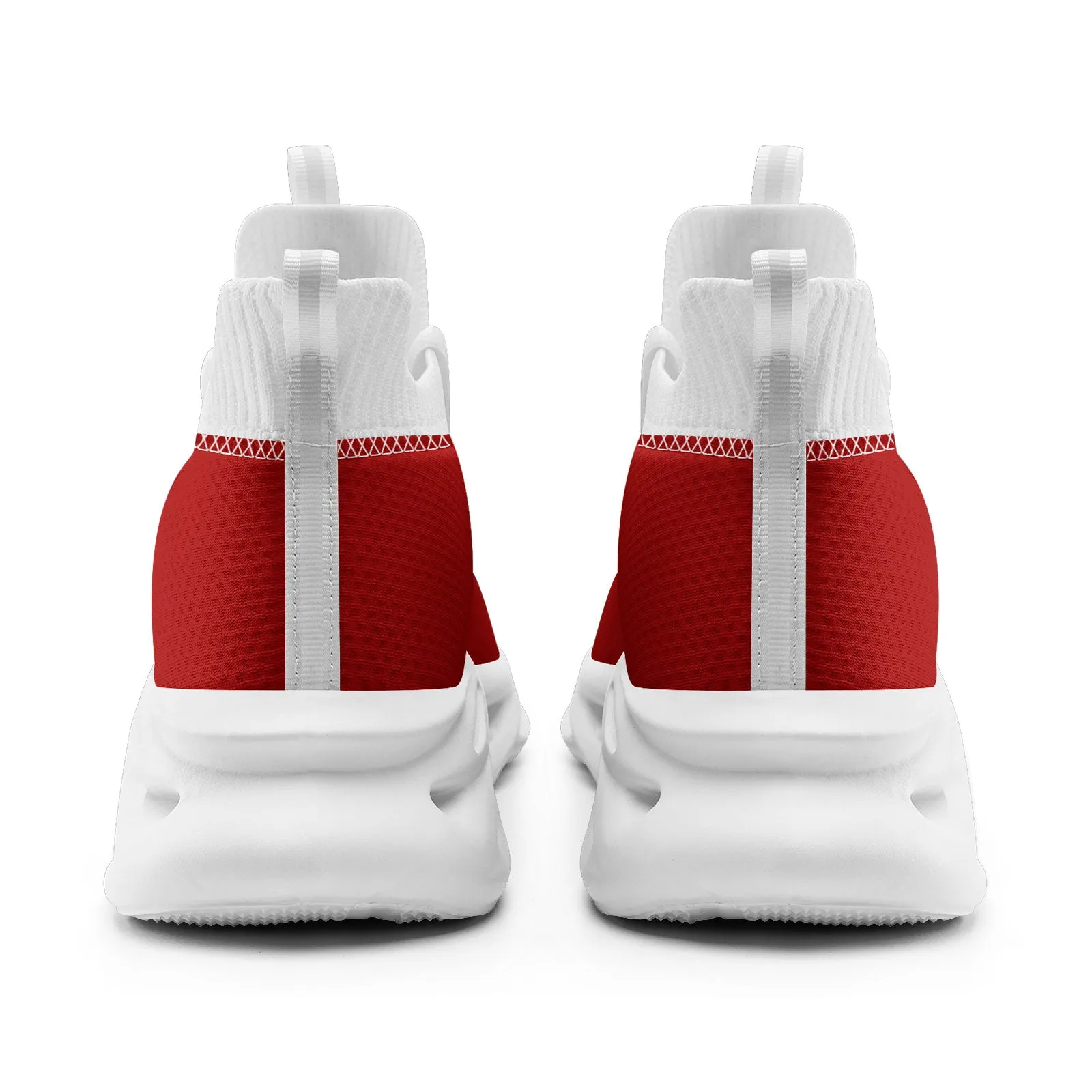 Custom White Red California MaxSoul Shoes and Hat Combo Offer Personalized Combo ZH-D028017-13