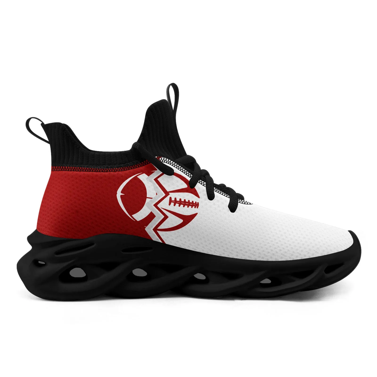 Custom White Red California MaxSoul Shoes and Hat Combo Offer Personalized Combo ZH-D028017-13