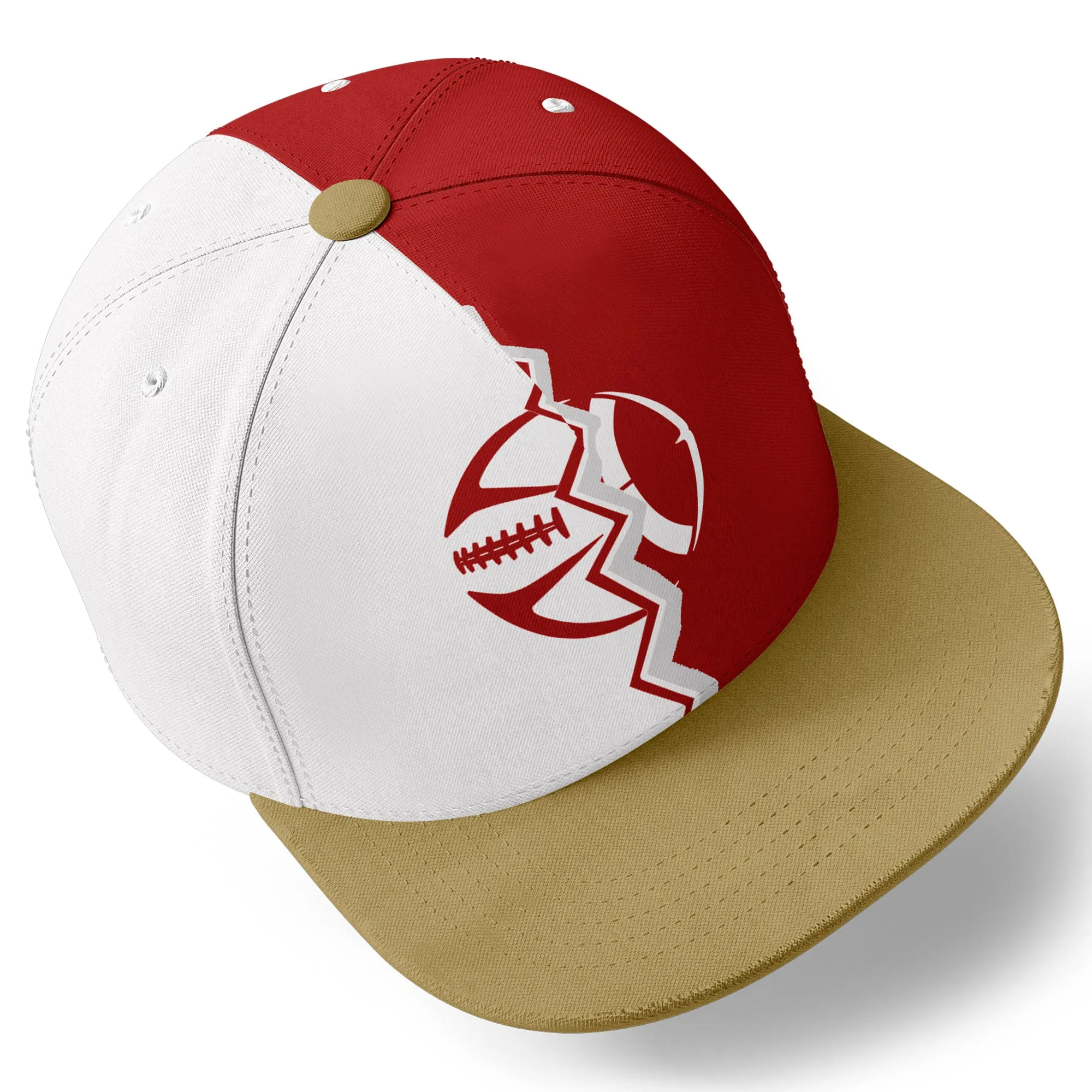 Custom White Red California MaxSoul Shoes and Hat Combo Offer Personalized Combo ZH-D028017-13