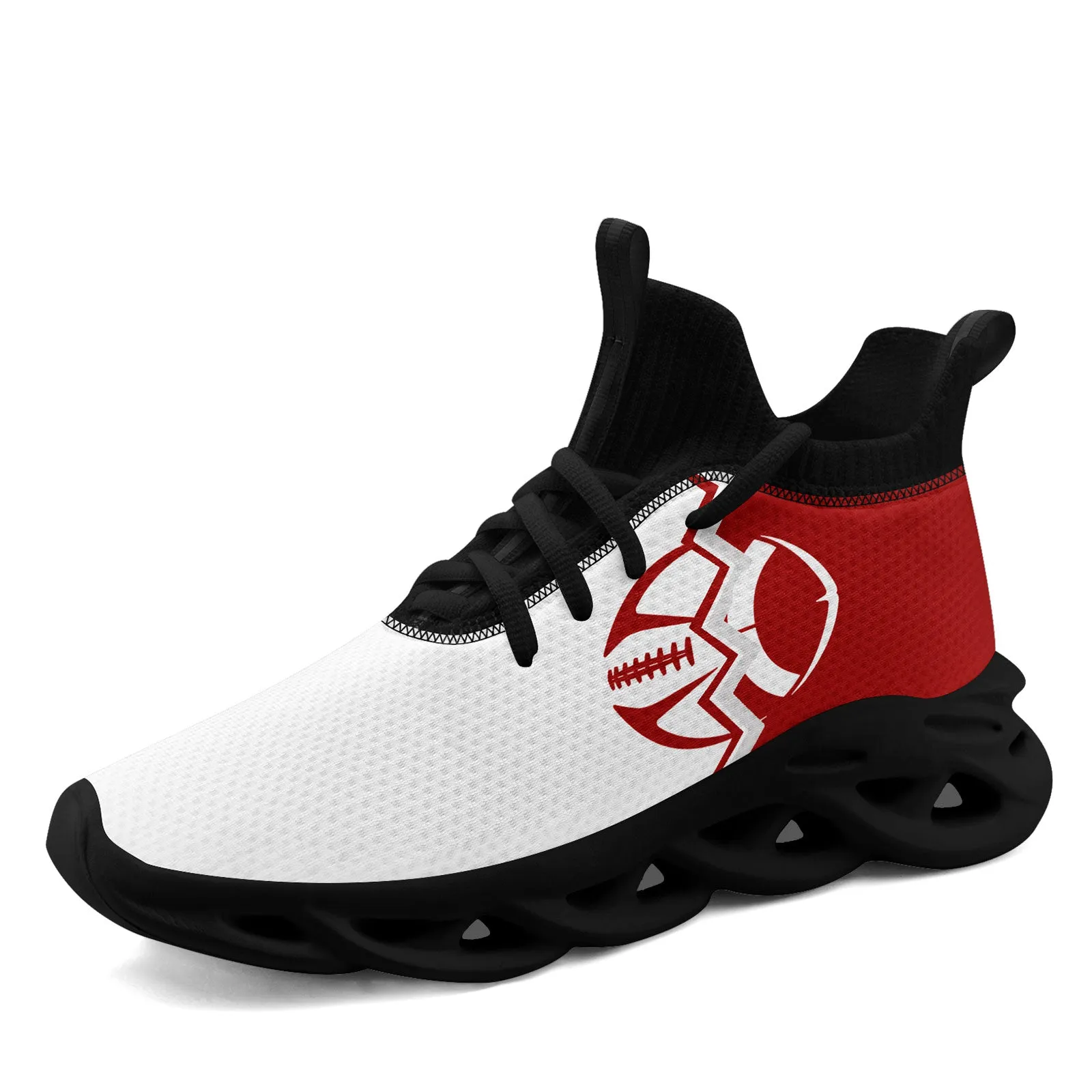 Custom White Red California MaxSoul Shoes and Hat Combo Offer Personalized Combo ZH-D028017-13