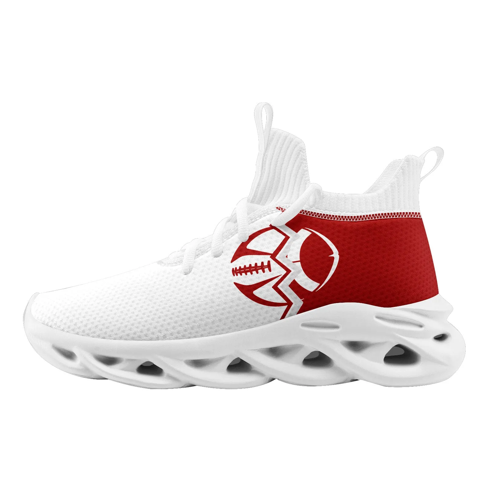 Custom White Red California MaxSoul Shoes and Hat Combo Offer Personalized Combo ZH-D028017-13