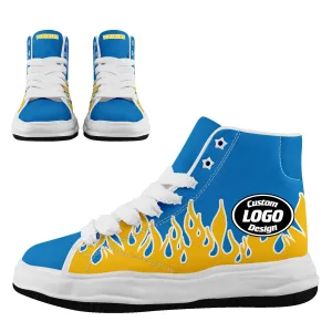 Custom Yellow Blue Los Angeles Firesoul Shoes Personalized Sneaker FN039-D020272-22