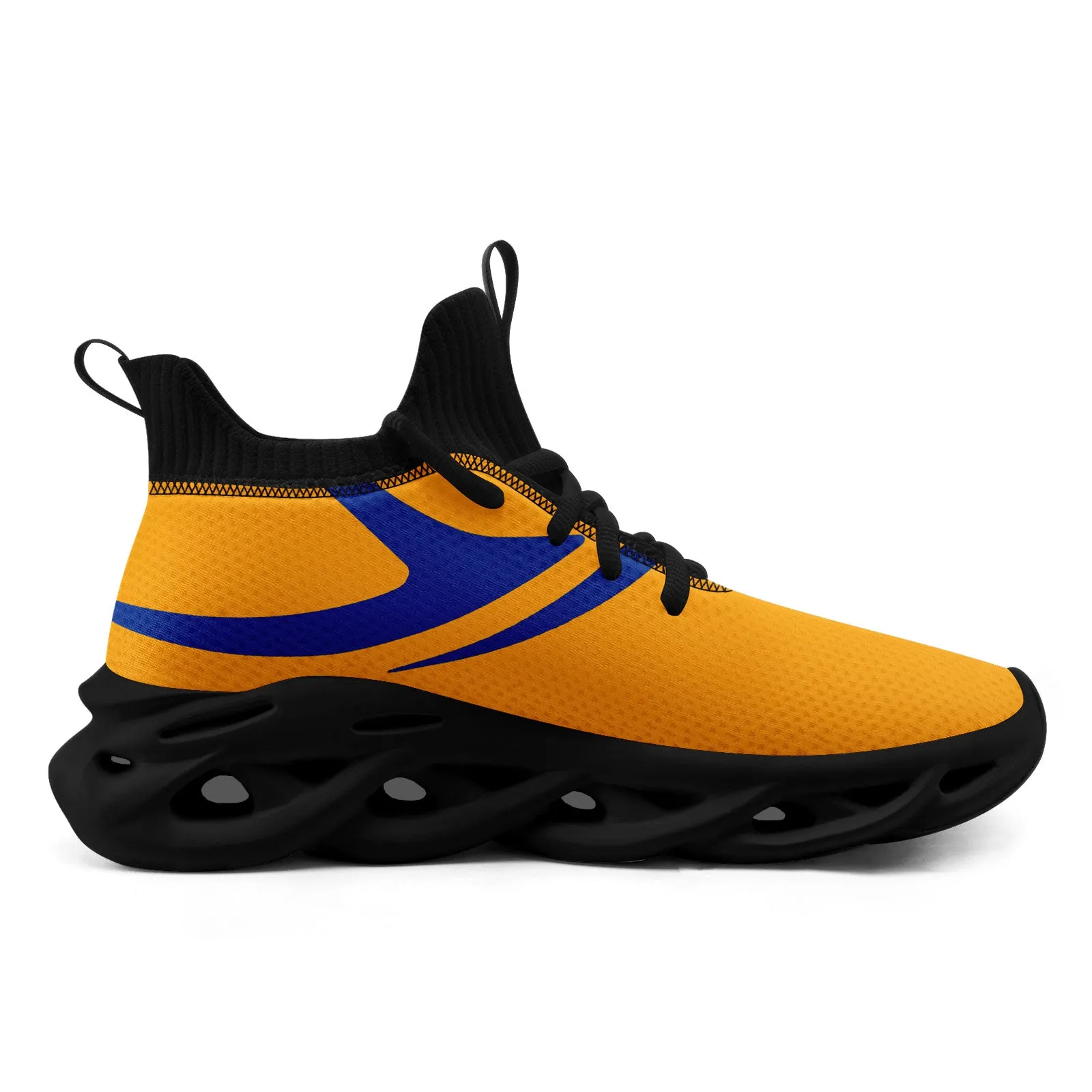 Custom Yellow Los Angeles Maxsoul Shoes Personalized Sneaker FN030-D025004-14