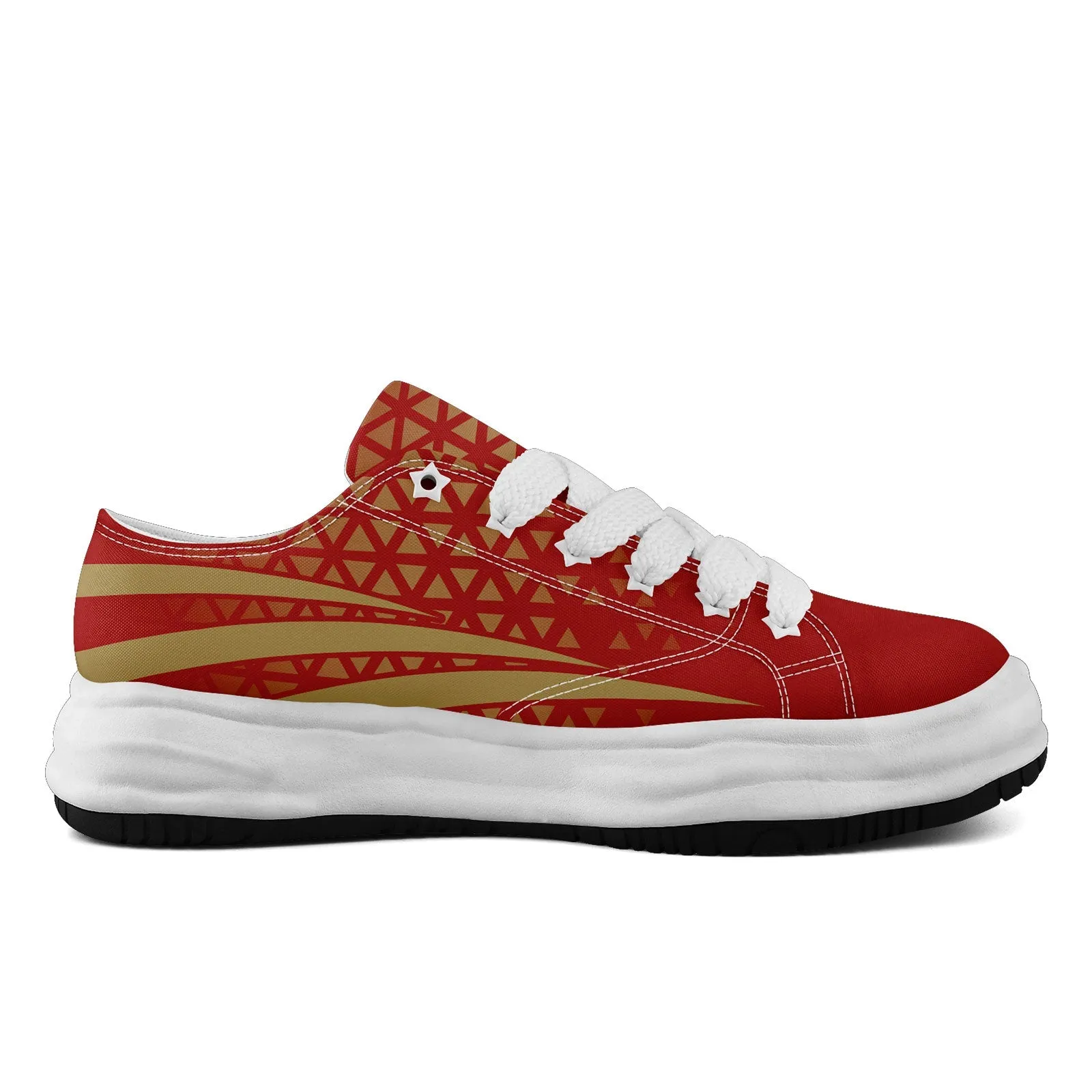 Custom Yellow Red California Shoes Personalized Sneaker FN038-D023003-25 Custom Online