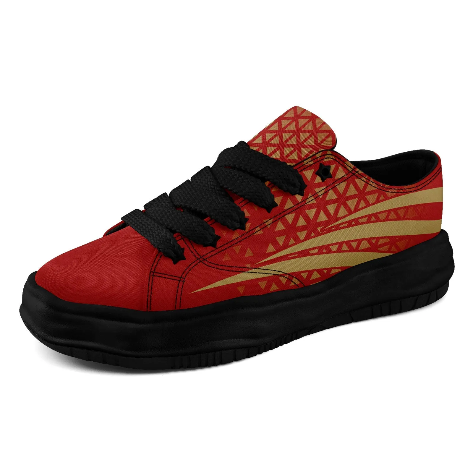 Custom Yellow Red California Shoes Personalized Sneaker FN038-D023003-25 Custom Online