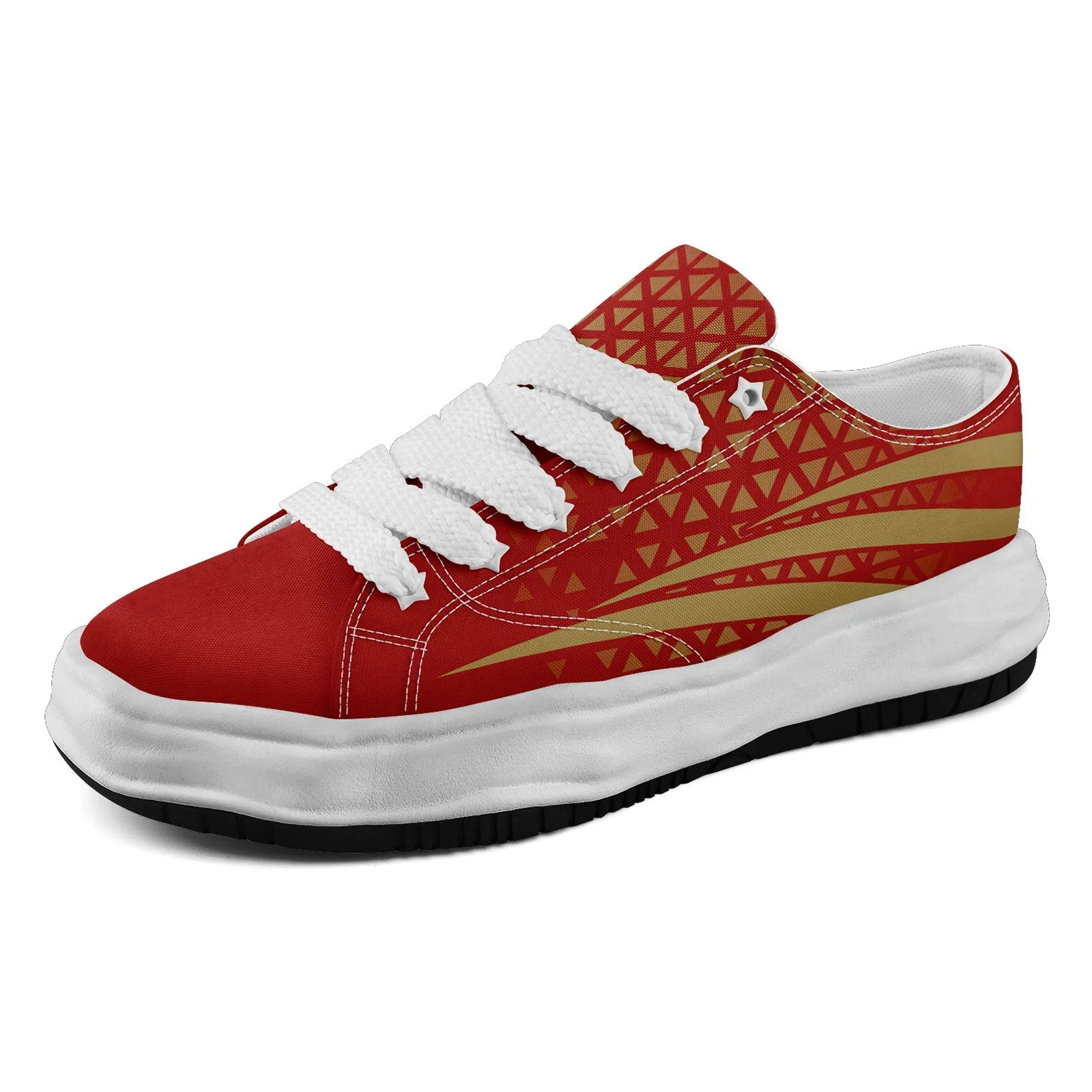 Custom Yellow Red California Shoes Personalized Sneaker FN038-D023003-25 Custom Online