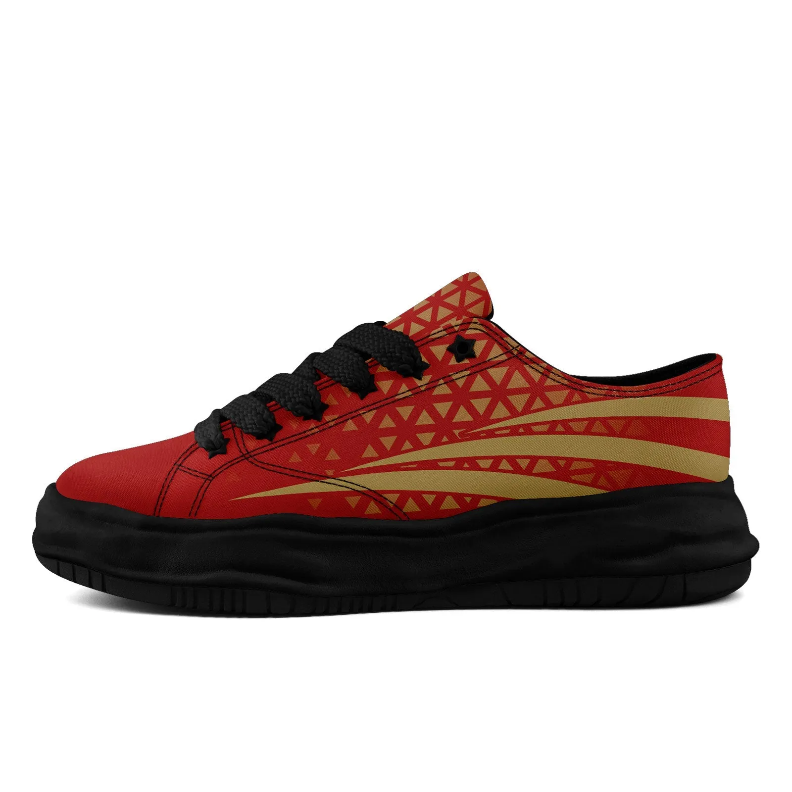 Custom Yellow Red California Shoes Personalized Sneaker FN038-D023003-25 Custom Online