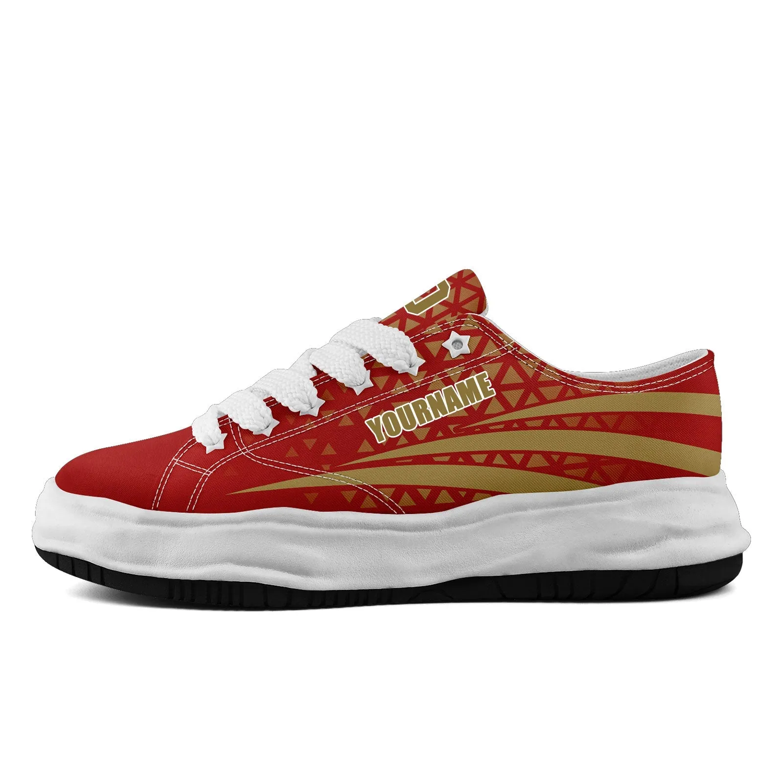 Custom Yellow Red California Shoes Personalized Sneaker FN038-D023003-25 Custom Online