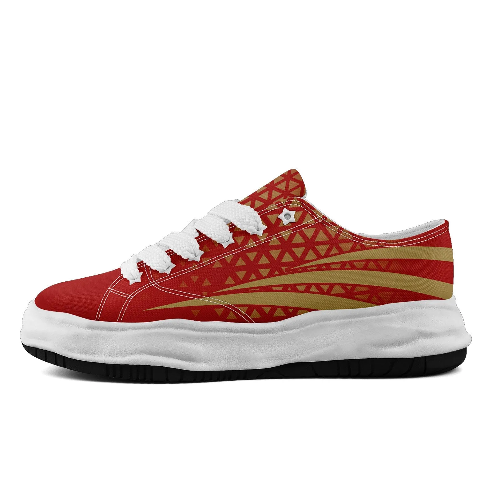 Custom Yellow Red California Shoes Personalized Sneaker FN038-D023003-25 Custom Online