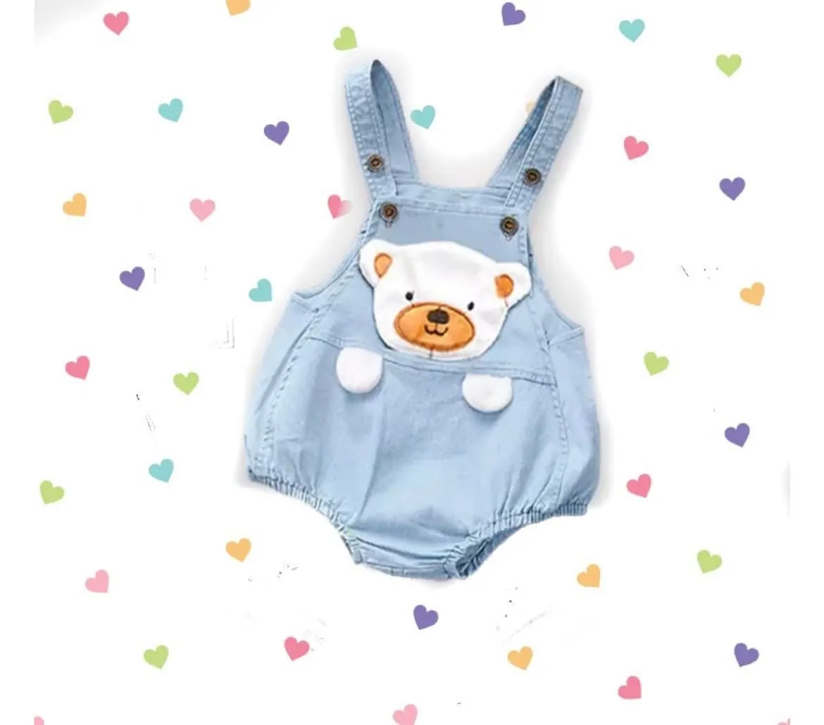 Cutie Face -  Baby Denim Overalls