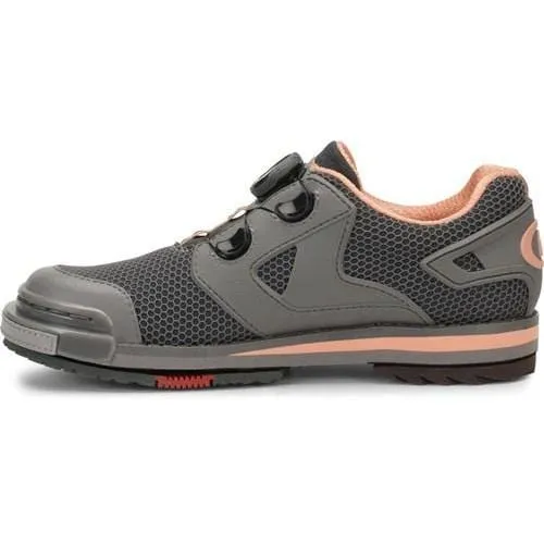 Dexter Womens SST 8 Power Frame BOA Right or Left Hand Grey/Peach Bowling Shoes