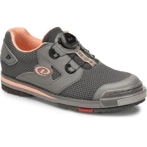 Dexter Womens SST 8 Power Frame BOA Right or Left Hand Grey/Peach Bowling Shoes