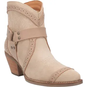 DINGO GUMMY BEAR LEATHER SAND SUEDE BOOTIE STYLE DI747BN189