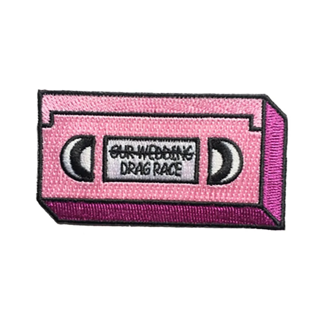 Drag Race VHS Iron-On Patch