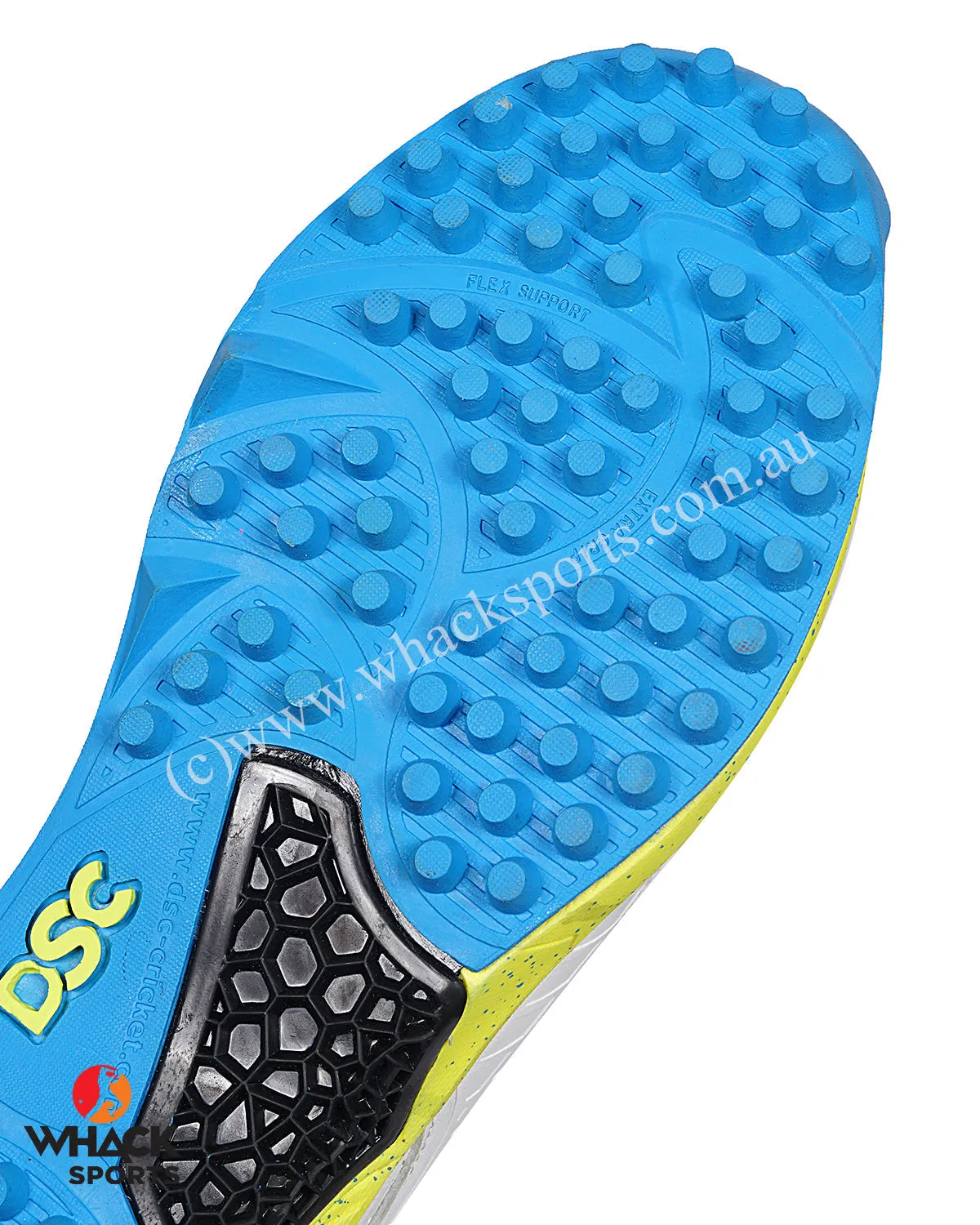 DSC Jaffa 22 - Rubber Cricket Shoes - Lime