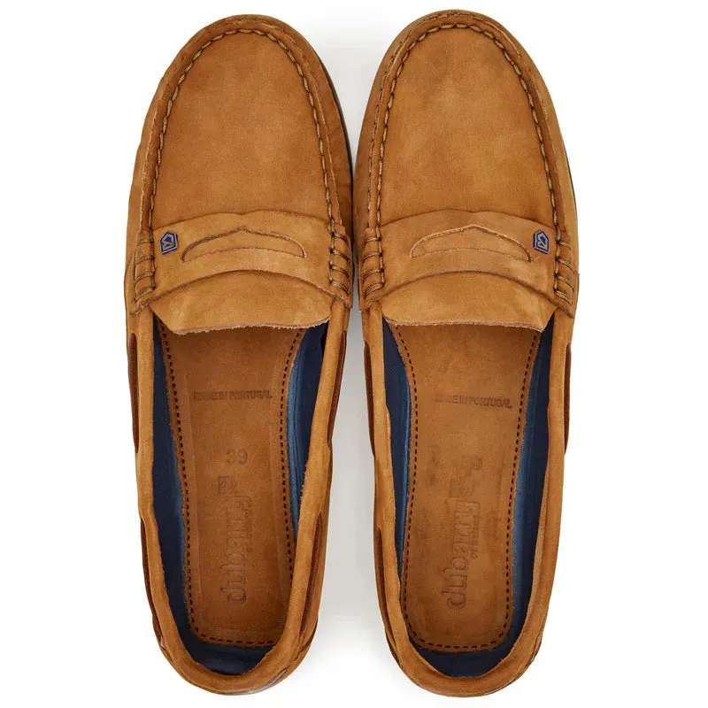 DUBARRY Ladies Belize Deck Shoes - Cognac