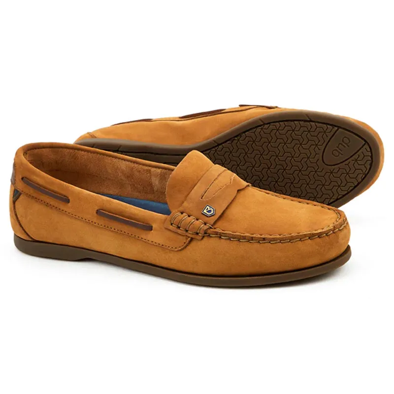 DUBARRY Ladies Belize Deck Shoes - Cognac