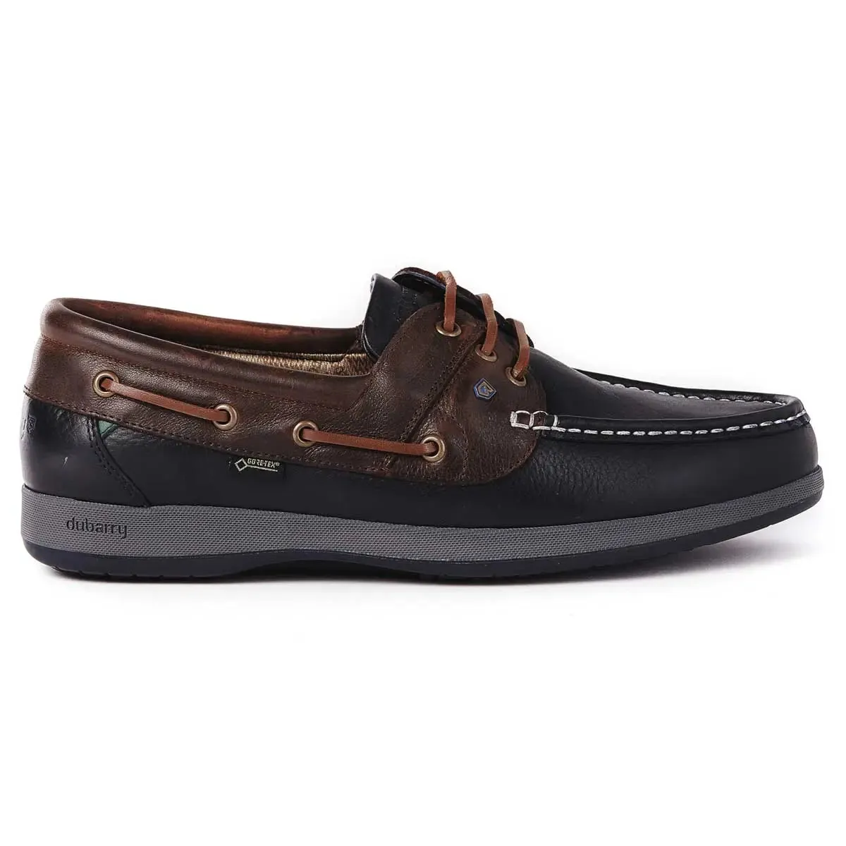 DUBARRY Mariner Deck Shoes - Men's Gore-Tex - Navy & Brown