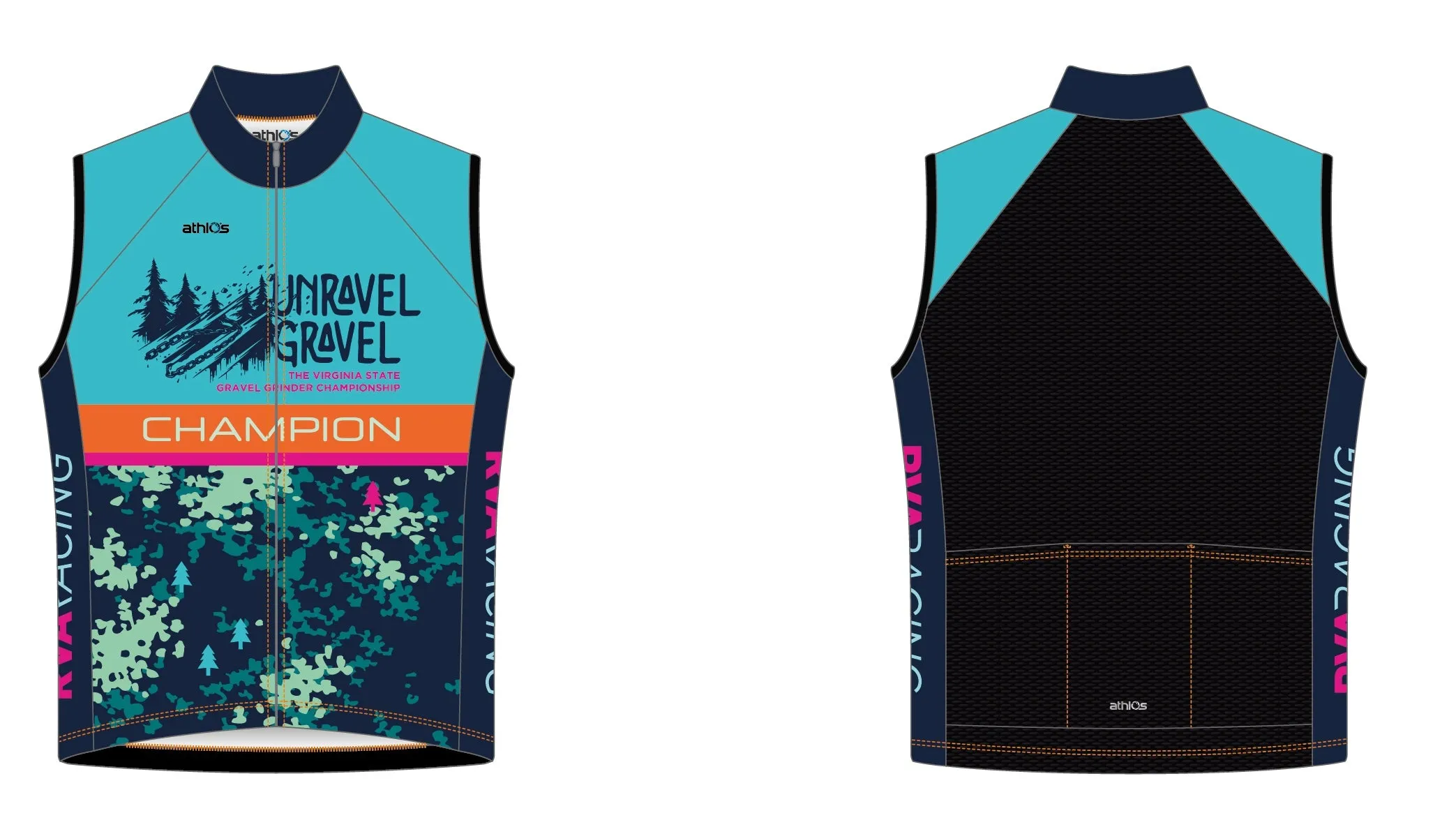 Elements Race Vest Men's - Unravel Gravel Champion