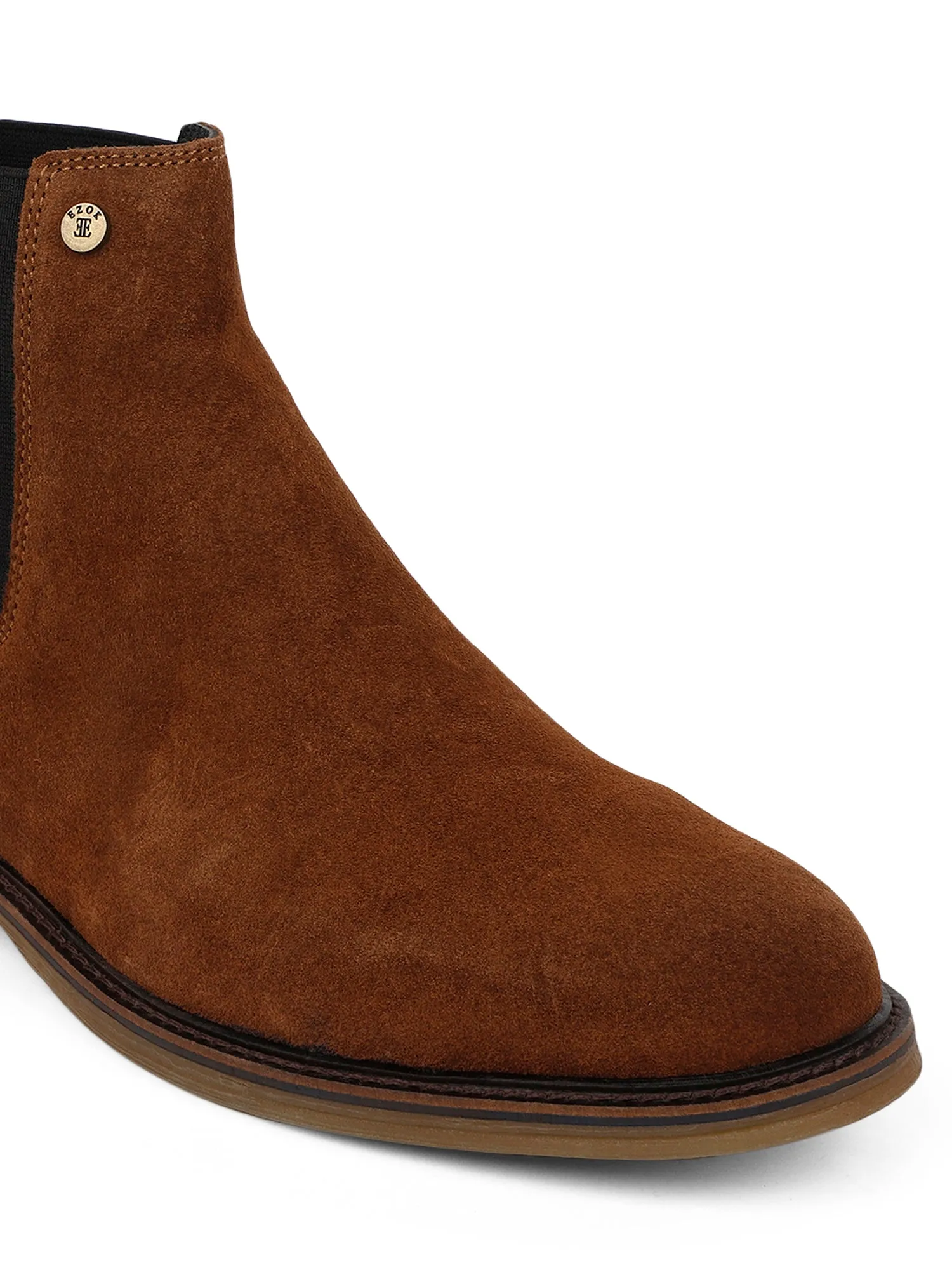 Ezok Stan Stuff Brown Casual Chelsea Boots Shoes