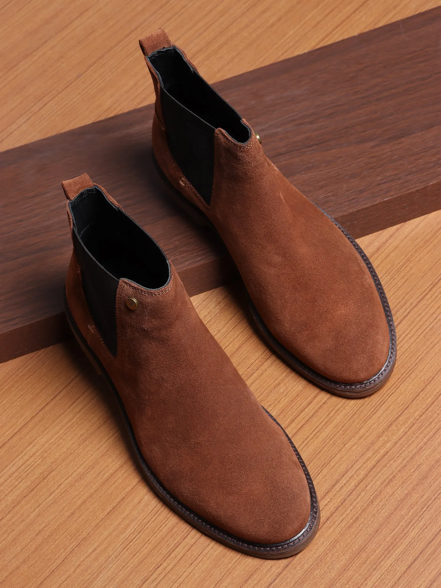 Ezok Stan Stuff Brown Casual Chelsea Boots Shoes