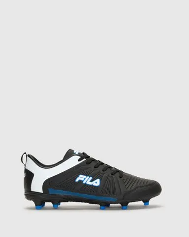 FILA MEN'S ERBA BLACK/BLUE FOOTBALL BOOTS