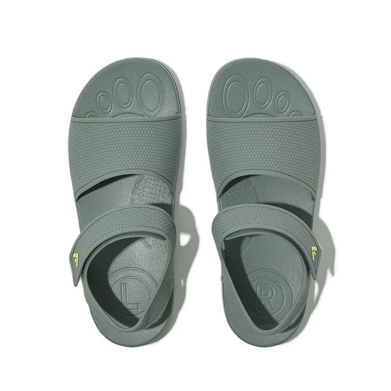 Fitflop Iqushion Kid's Junior Ergonomic Back-Strap Sandals - Greystone