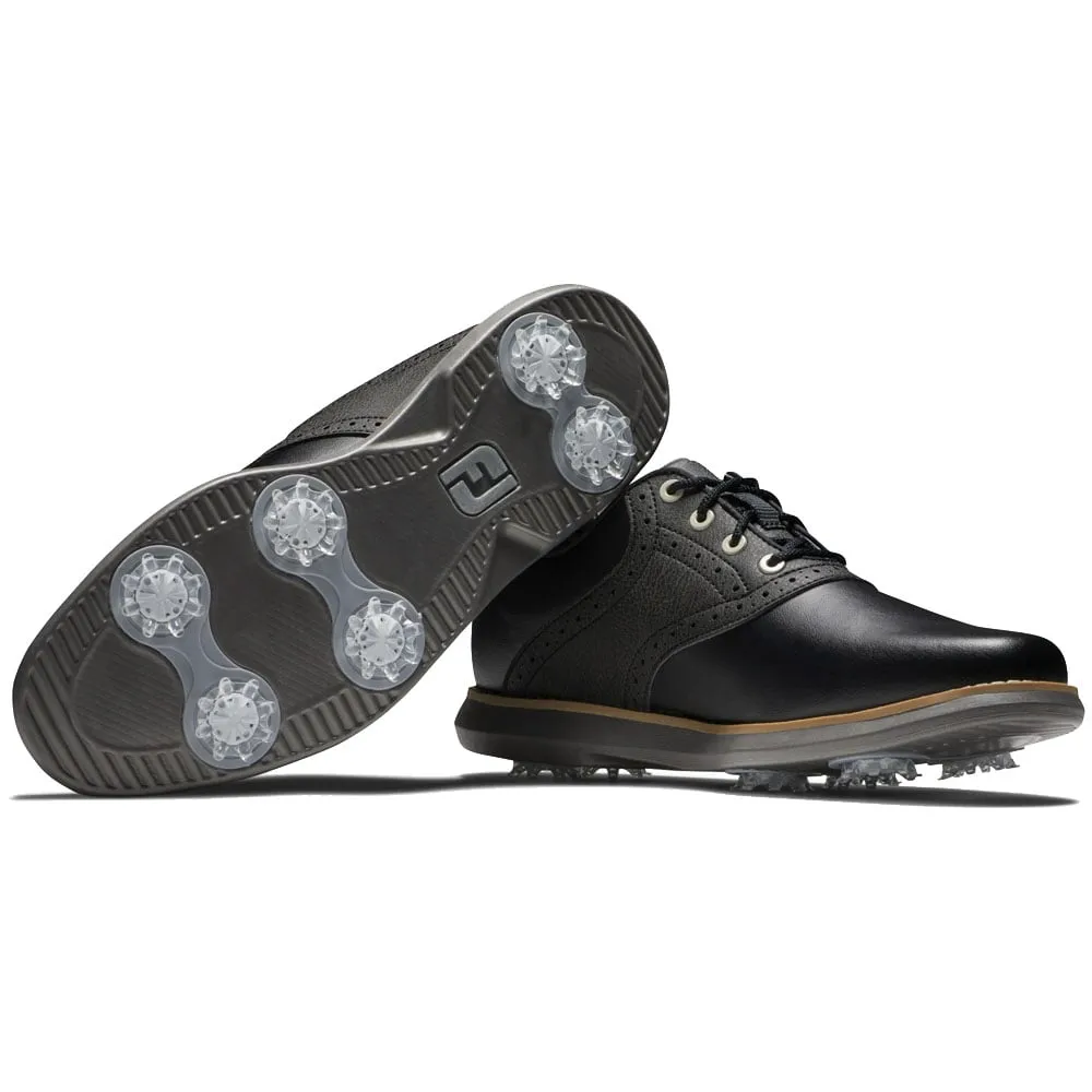 FootJoy Ladies Traditions Spiked Shoes - Black