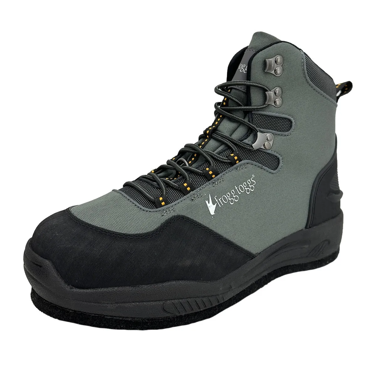 Frogg Toggs Mens Dark Graphite Deep Current Felt Wading Boot